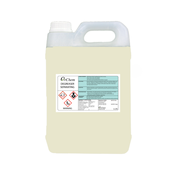 DEGREASER SEPARATING