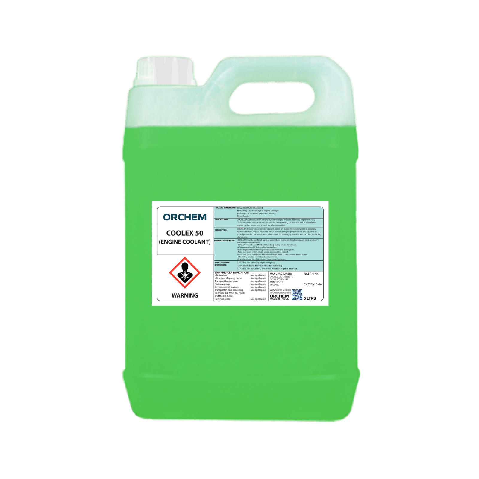 COOLEX 50 (ENGINE COOLANT)